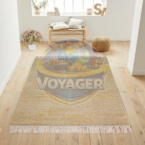 Wool Solid Color Flat Weave Rug