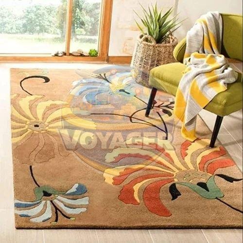 Wool Viscose Modern Hand Tufted Rug