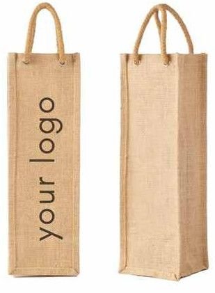 Jute Wine Bag