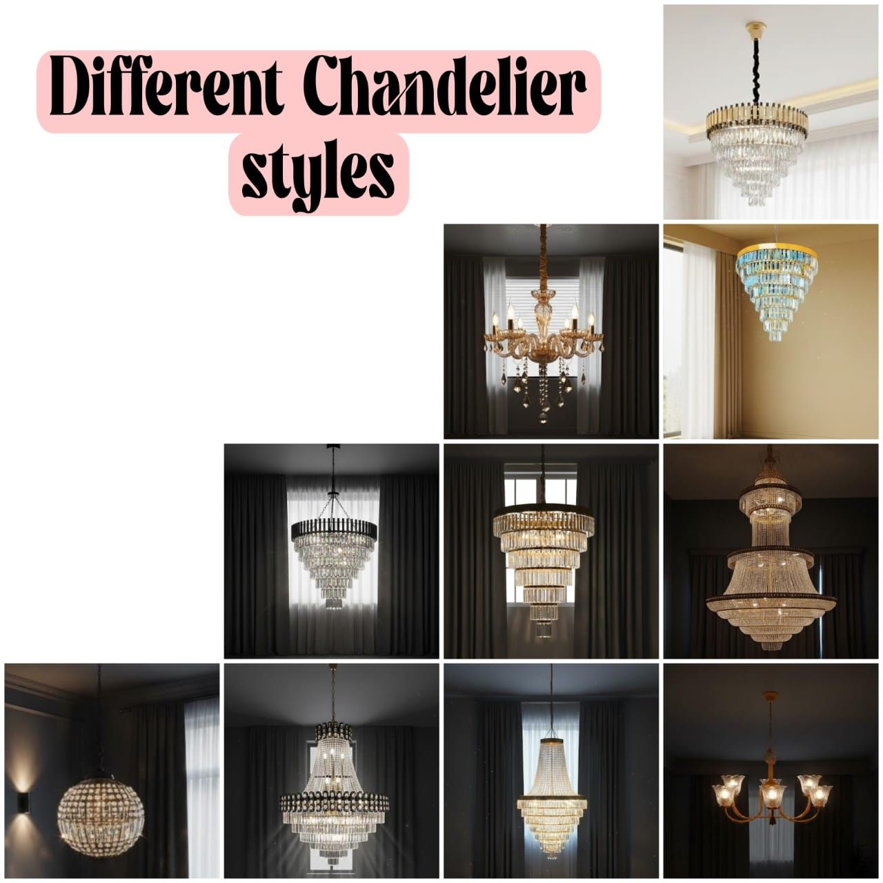 Luxury Crystal Ceiling Chandelier