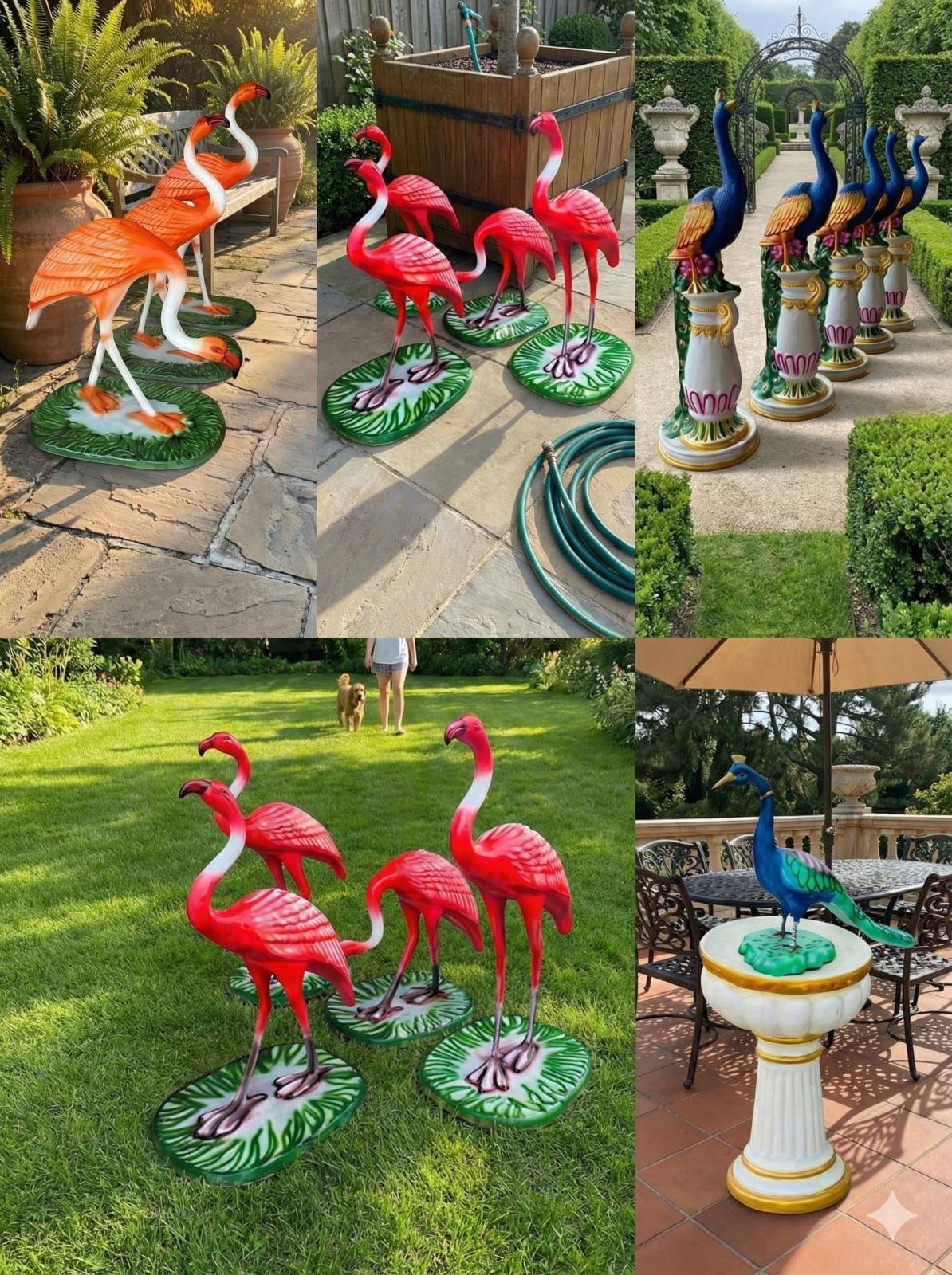 Outdoor Decorative Bird Sculpture