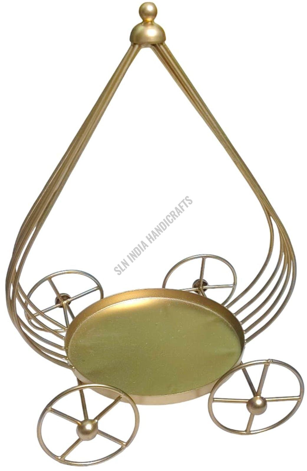 Handcrafted Metal Decorative Hamper Basket
