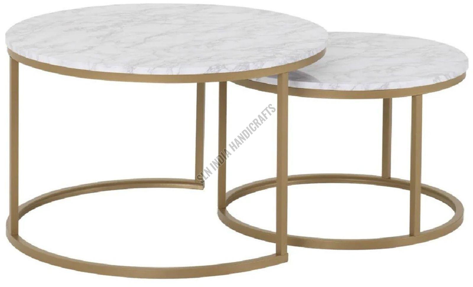 Metal Round Nesting Coffee Table