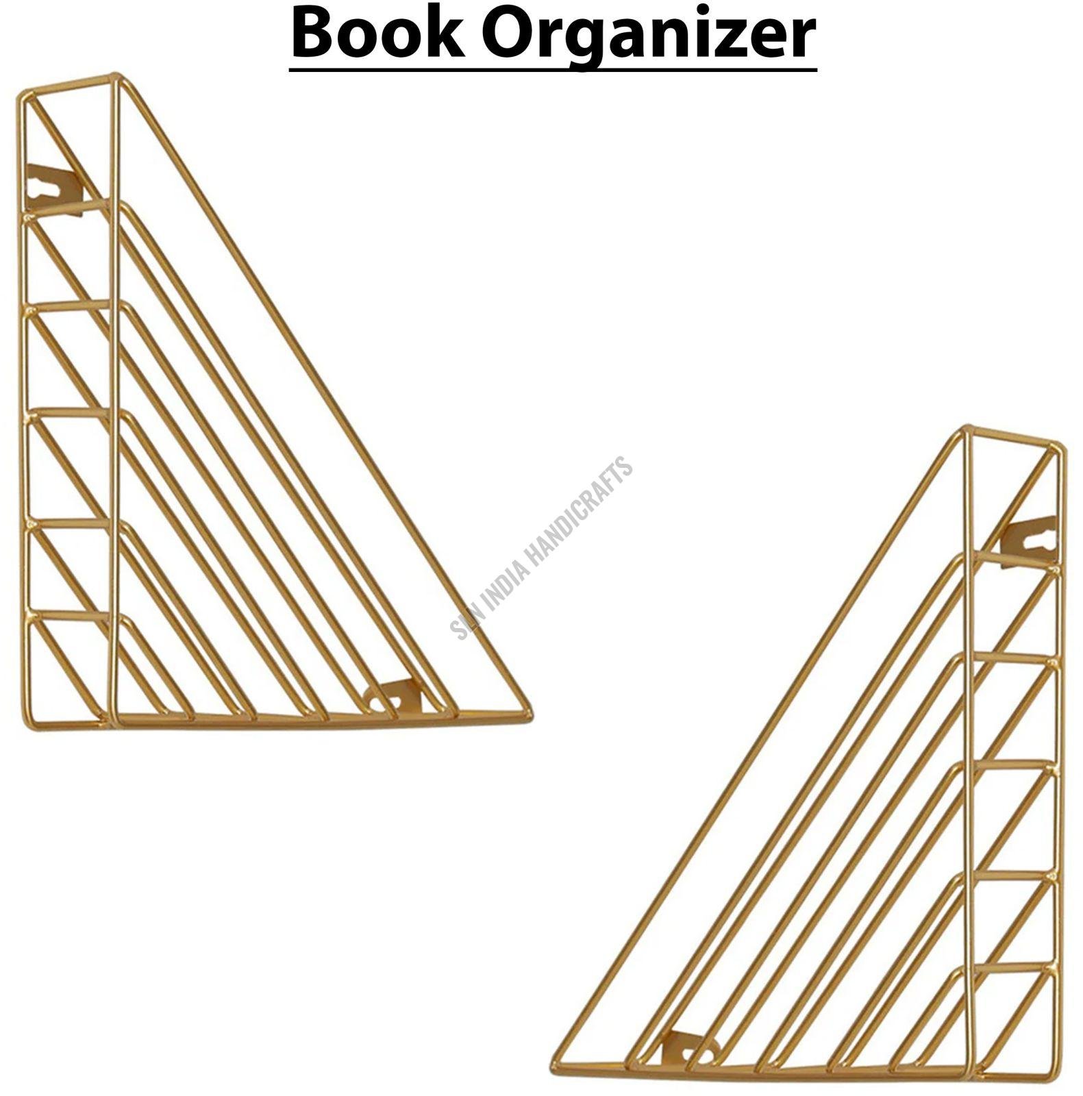 Metal Decorative Book Organizer