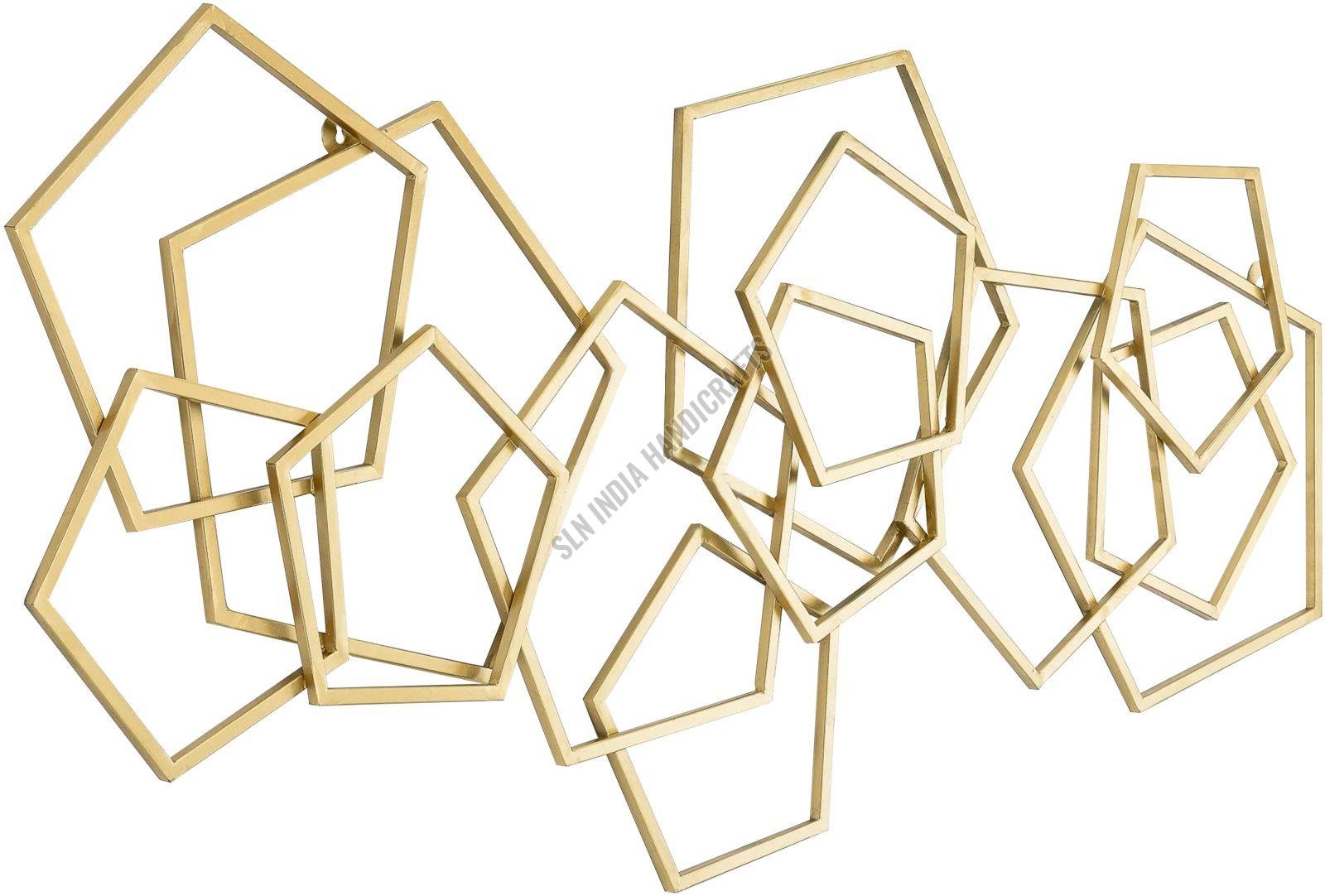 Metal Geometric Home Wall Decor