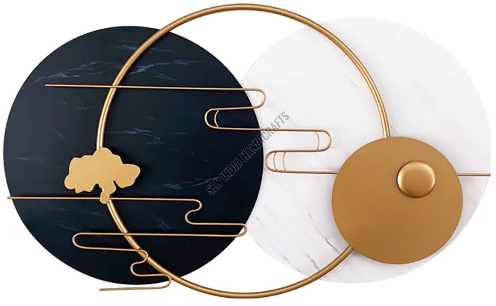 Modern Round Metal Wall Decore