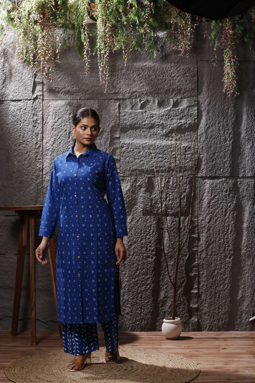 Serene Indigo Kurti