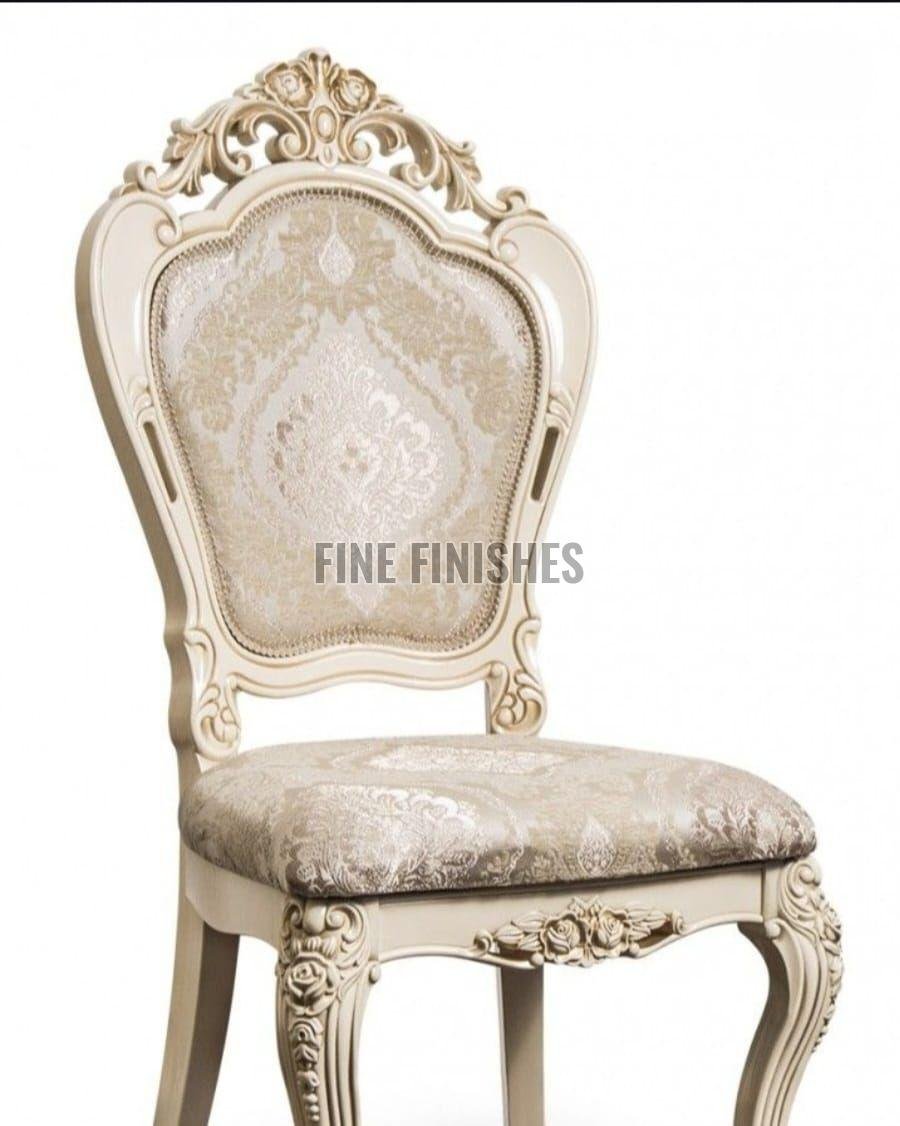 Classic Hand Carved Wooden Dining Accent Chair