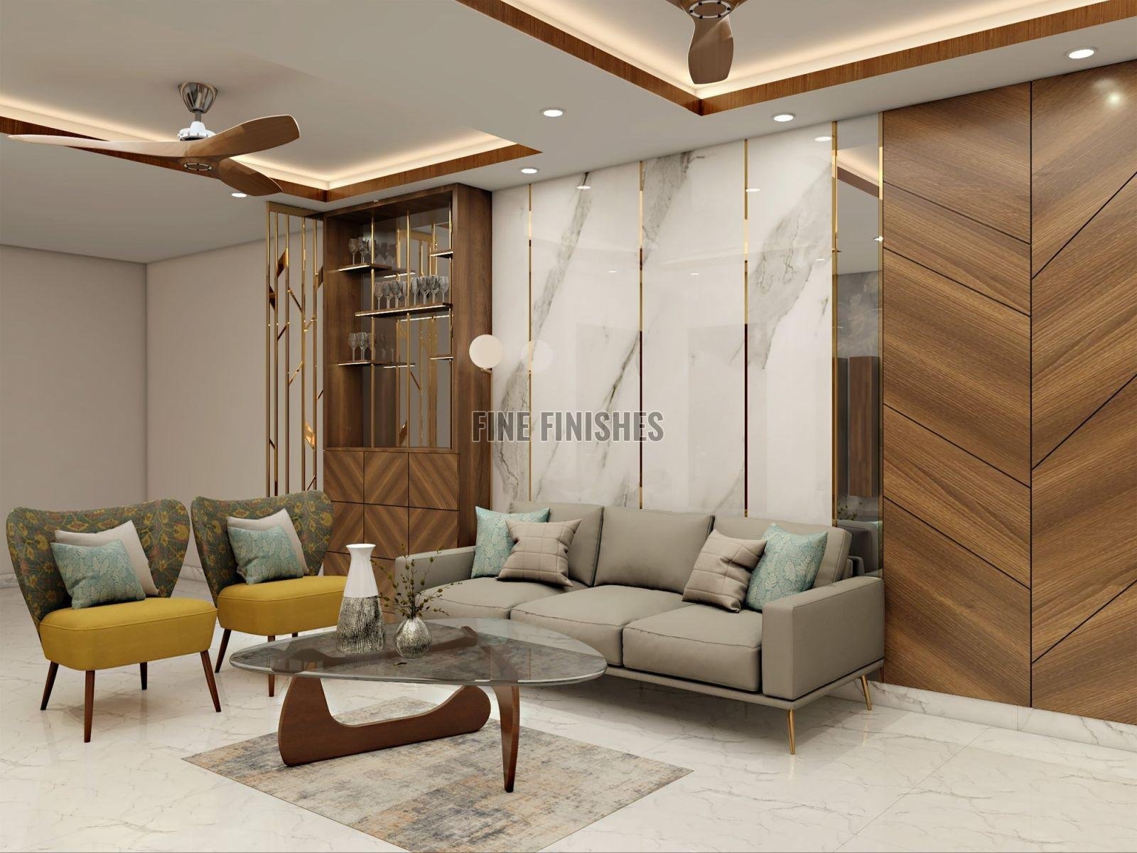 Luxury Living Room Furniture Design Service