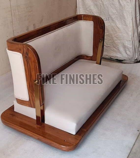Modern Wooden Frame Upholstered Indoor Swing Seater