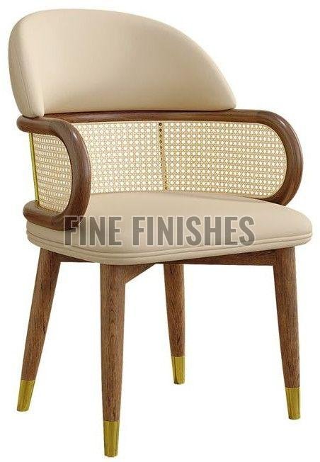 Monaco Cane Wooden Accent Chair