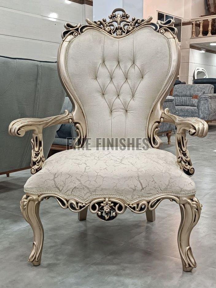 Royal Carved High Back Accent Chair