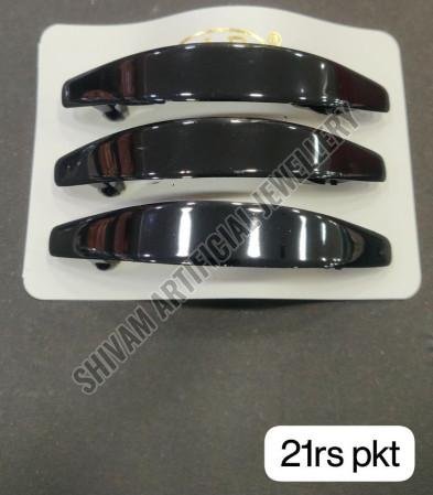 Classic Black Banana Hair Clip Set