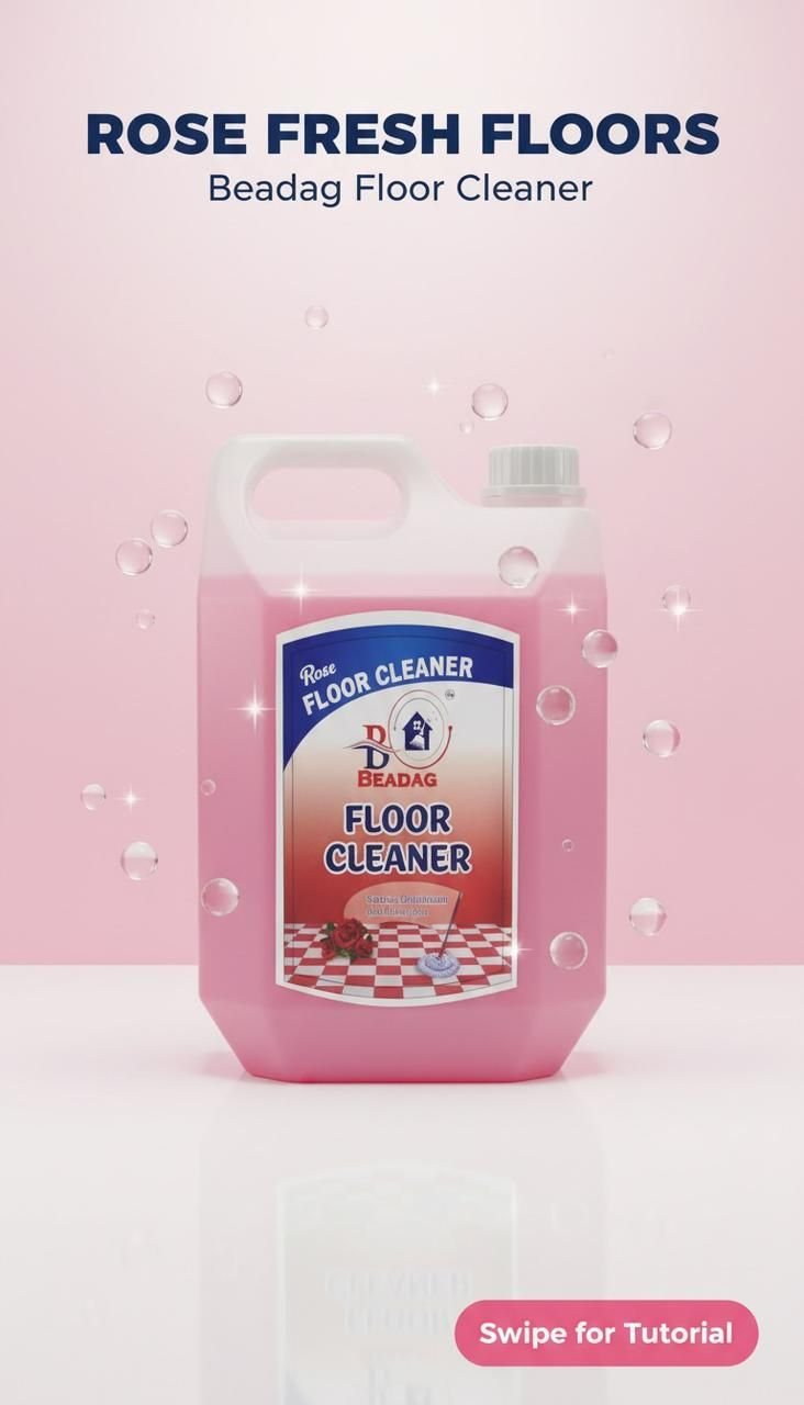 5 Litre Beadag Rose Liquid Floor Cleaner