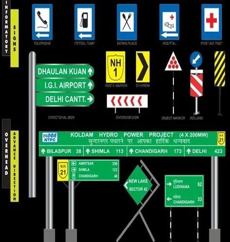 ACP Direction Sign Board