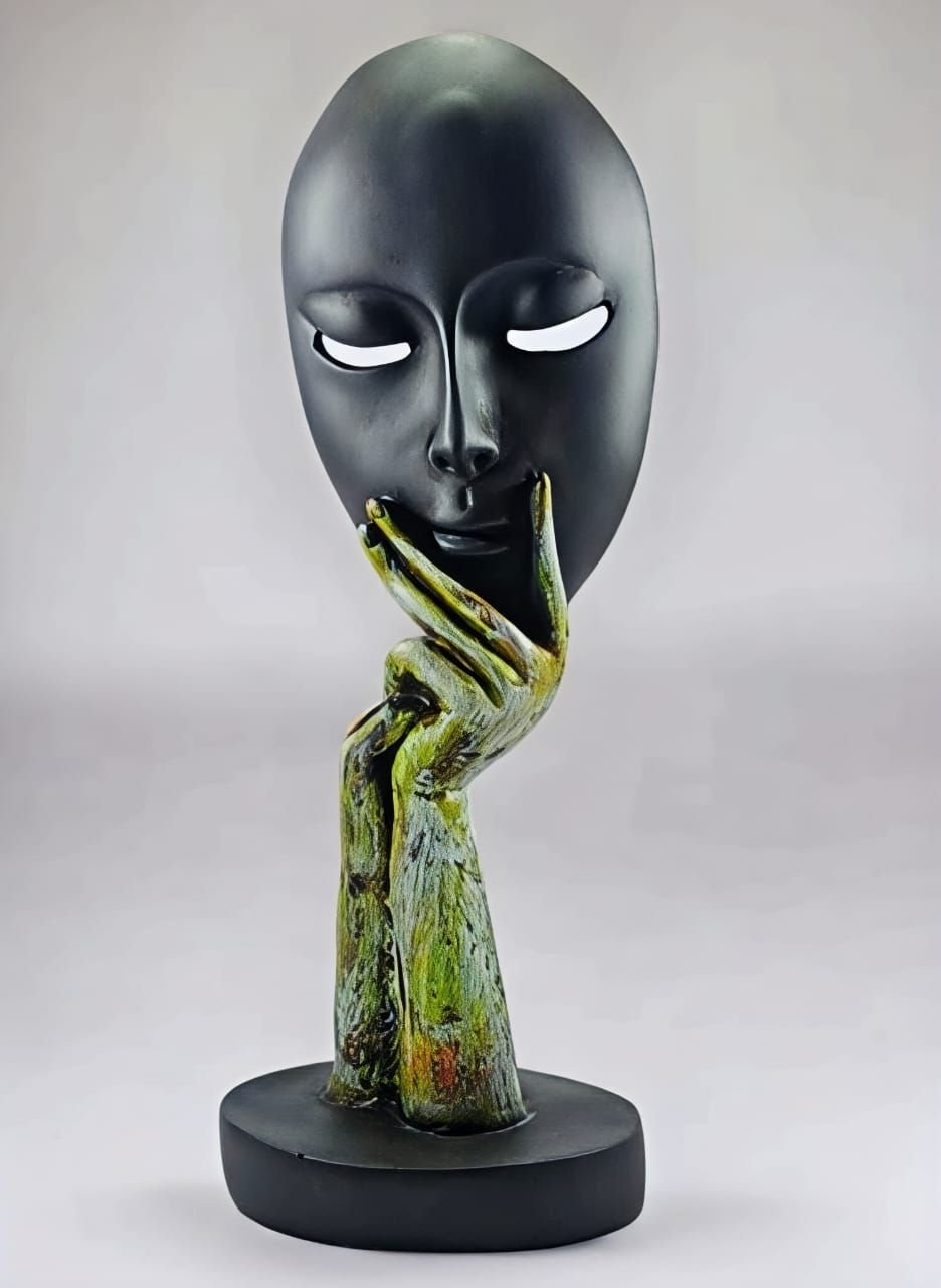 Abstract Silent Face Artistic Decor Sculpture