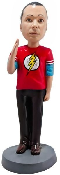 Modern Red Comic Character Bobblehead Figurine