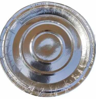 7 Inch Disposable Silver Paper Plate