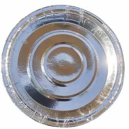 Disposable Silver Paper Plates