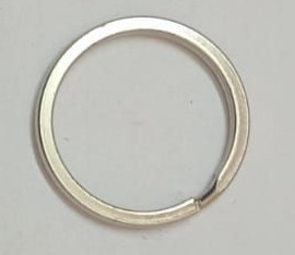 Key Ring Flat MS 25 Mm in Nickle