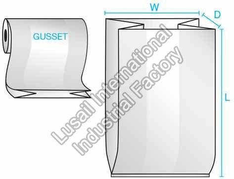 Gusseted Polyethylene Bag