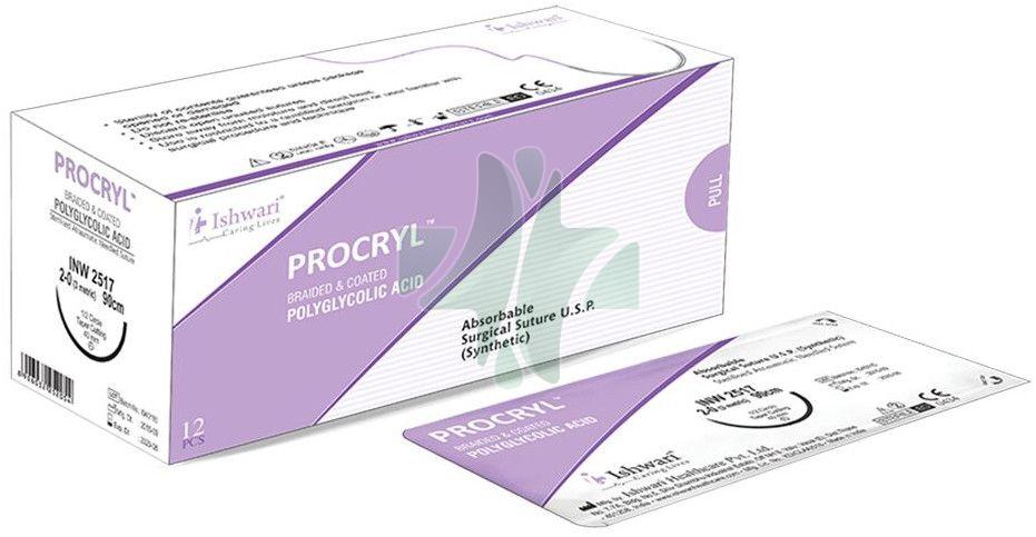 Ishwari Polyglycolic Acid Suture