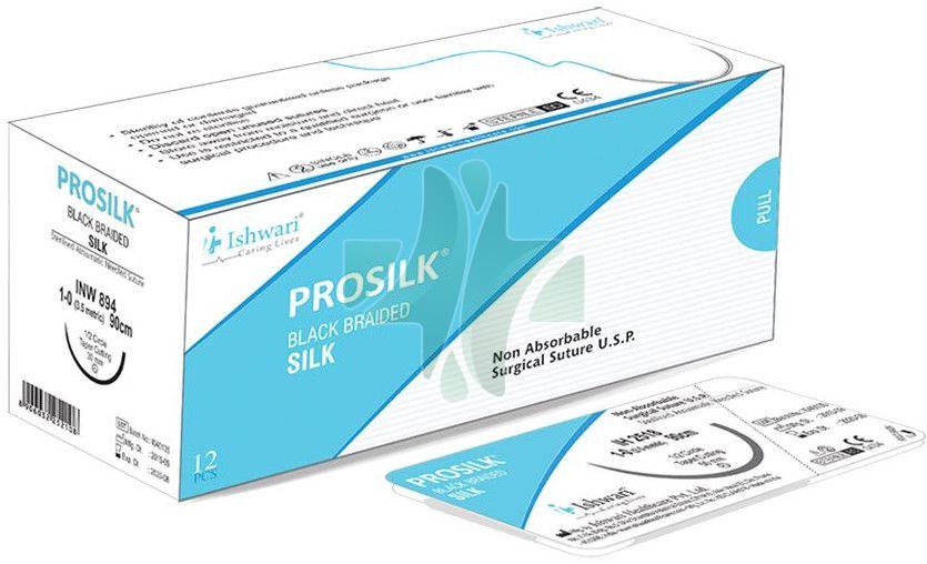 Ishwari Prosilk Non Absorbable Surgical Suture