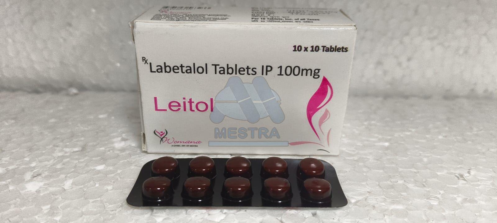 Leitol Labetalol 100mg Tablets