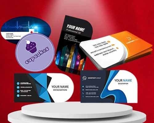 Die Cut Visiting Card