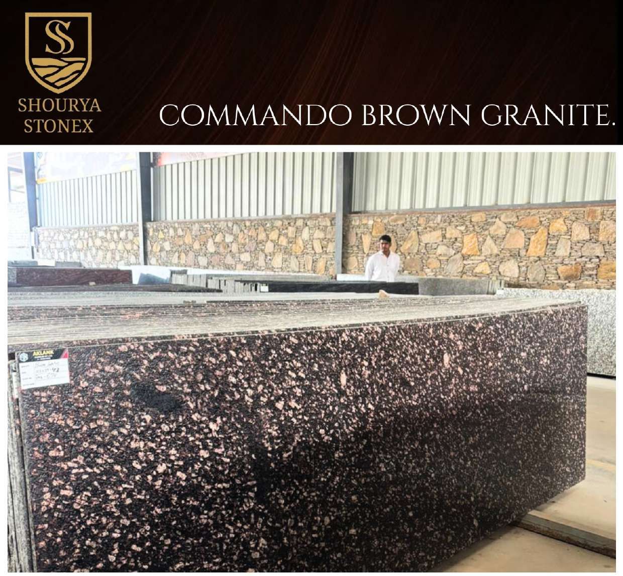 Commando Brown Granite Slab