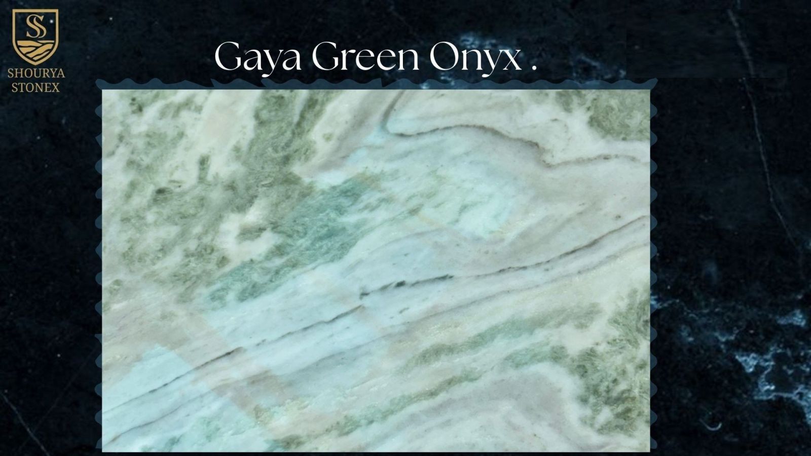 Gaya Green Onyx Marble Slab