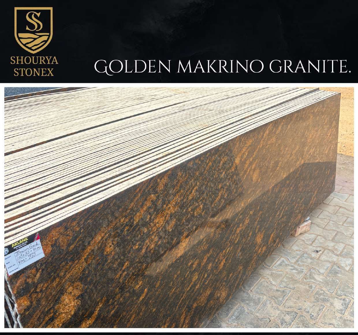 Golden Makrino Granite Slab