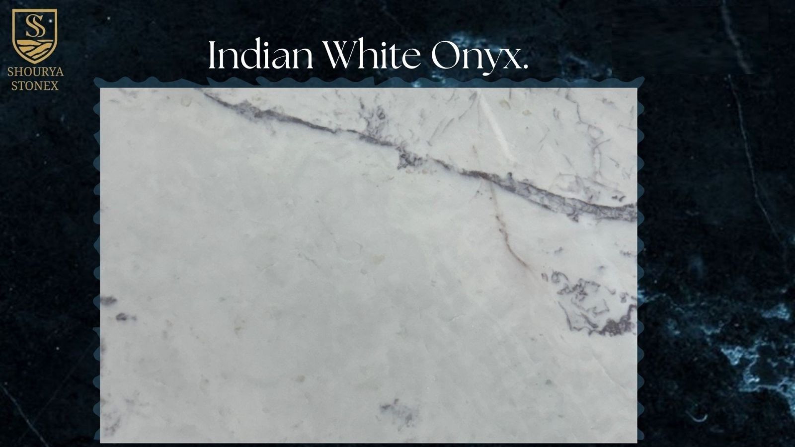Indian White Onyx Marble Slab