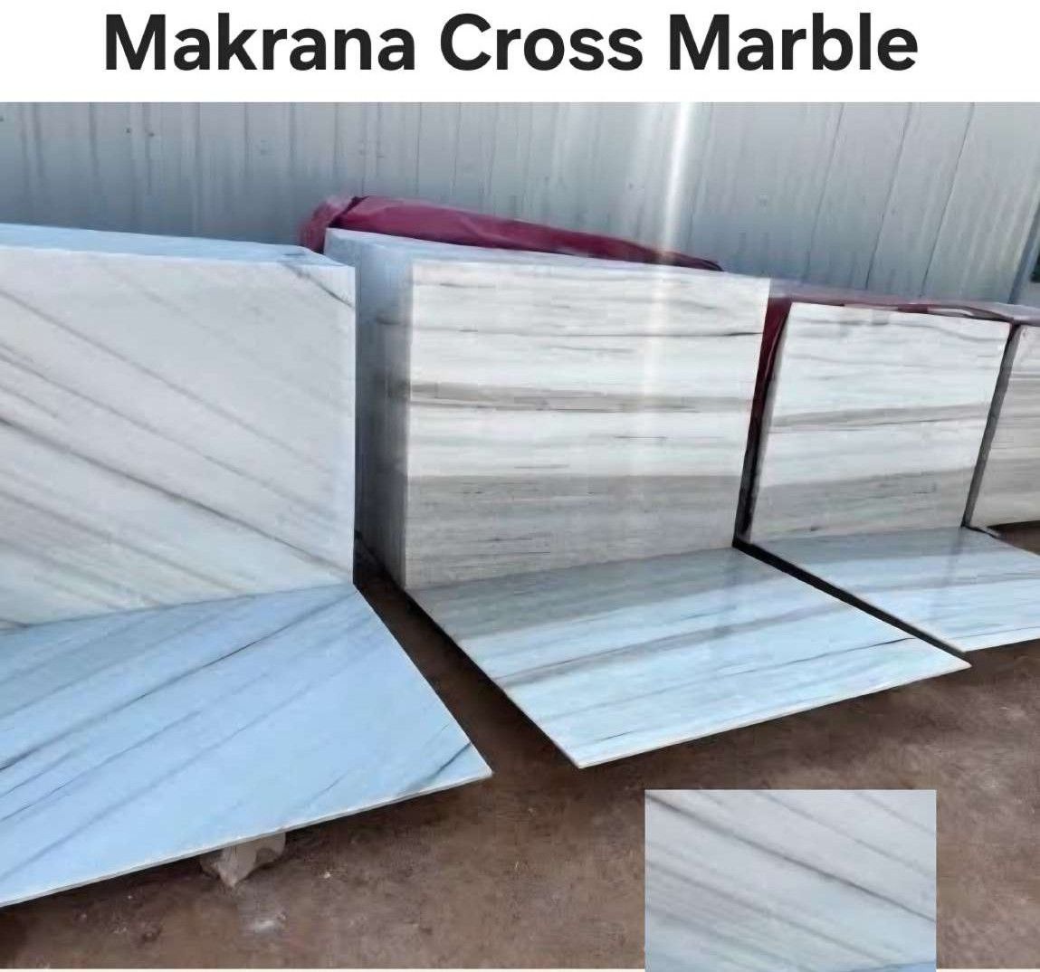 Makrana Cross Marble Slab