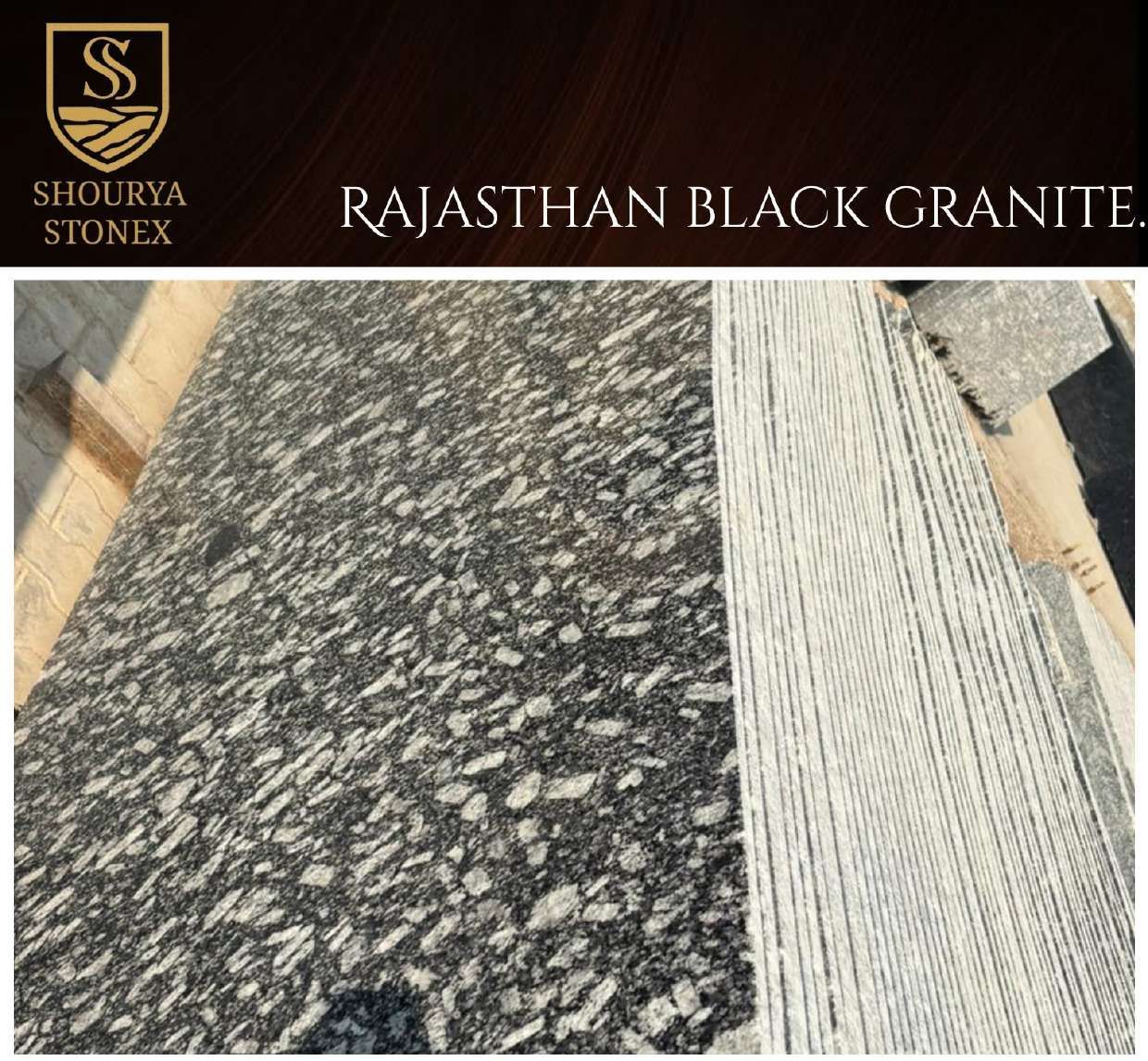 Rajasthan Black Granite Slab