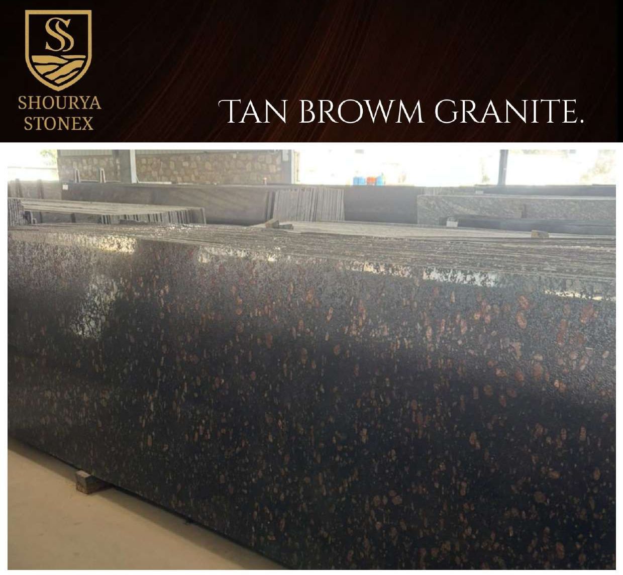 Tan Brown Granite Slab