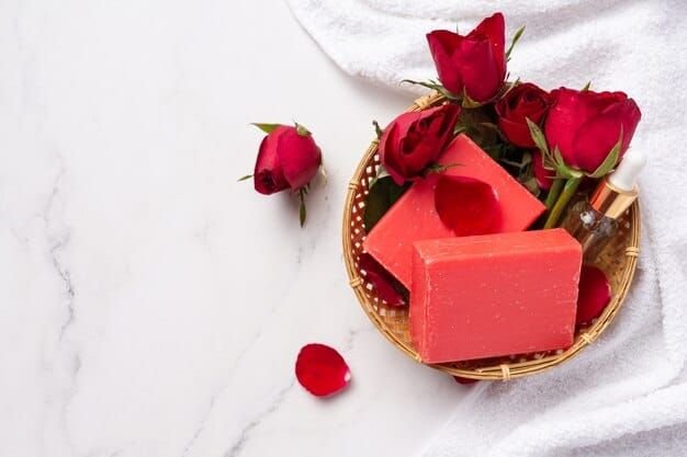 Handmade Cold Pressed Rose Jasmine Olive Beauty Soap