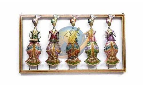 Handmade Iron Musician Wall Hanging