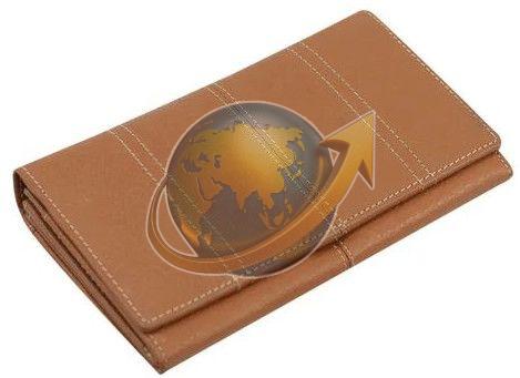 Ladies Brown Leather Wallet
