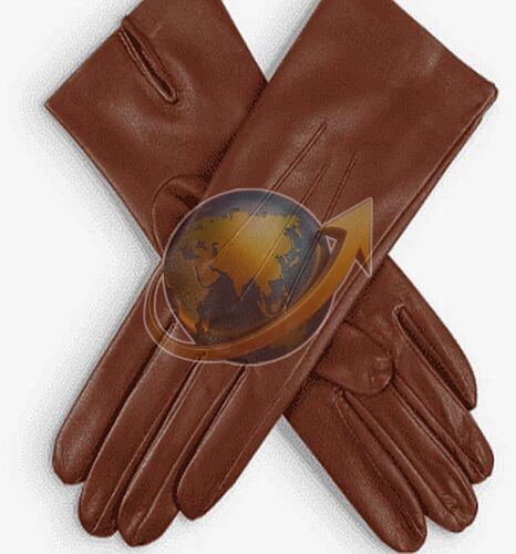 Regular Brown Leather Gloves