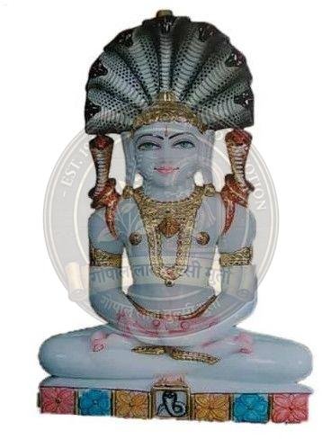 Marble Parshwanath Statue