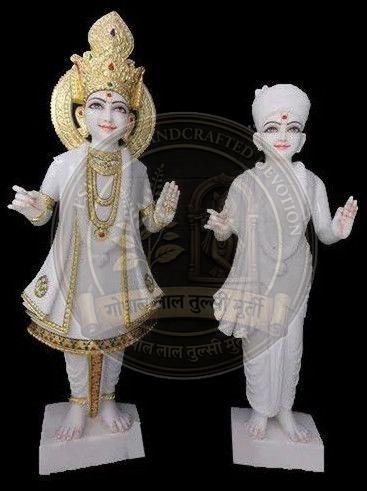 Marble Swami Narayan Statue