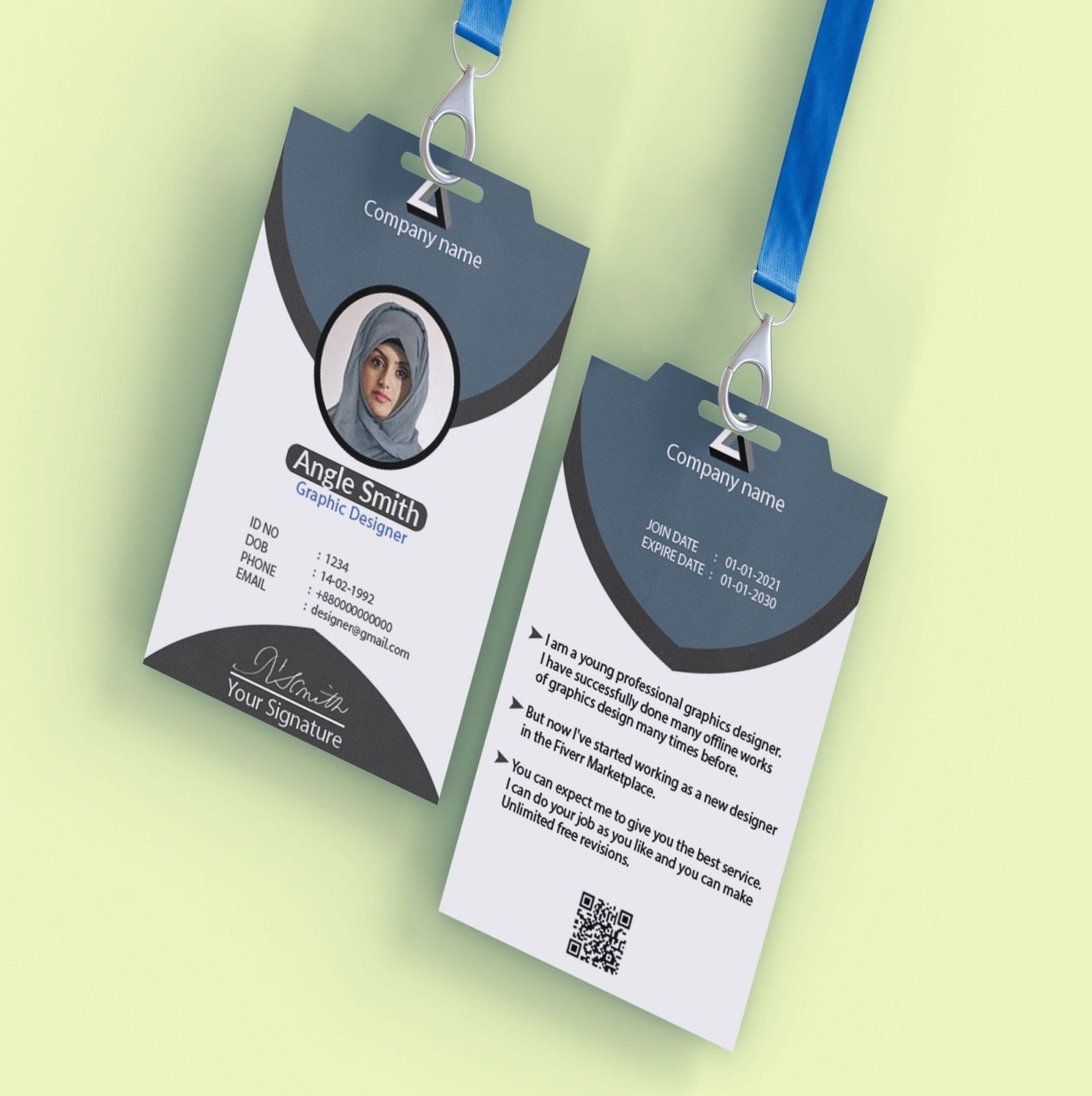 Business Id Card Design Services