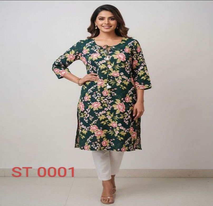 ST 0001 Ladies Straight Kurti