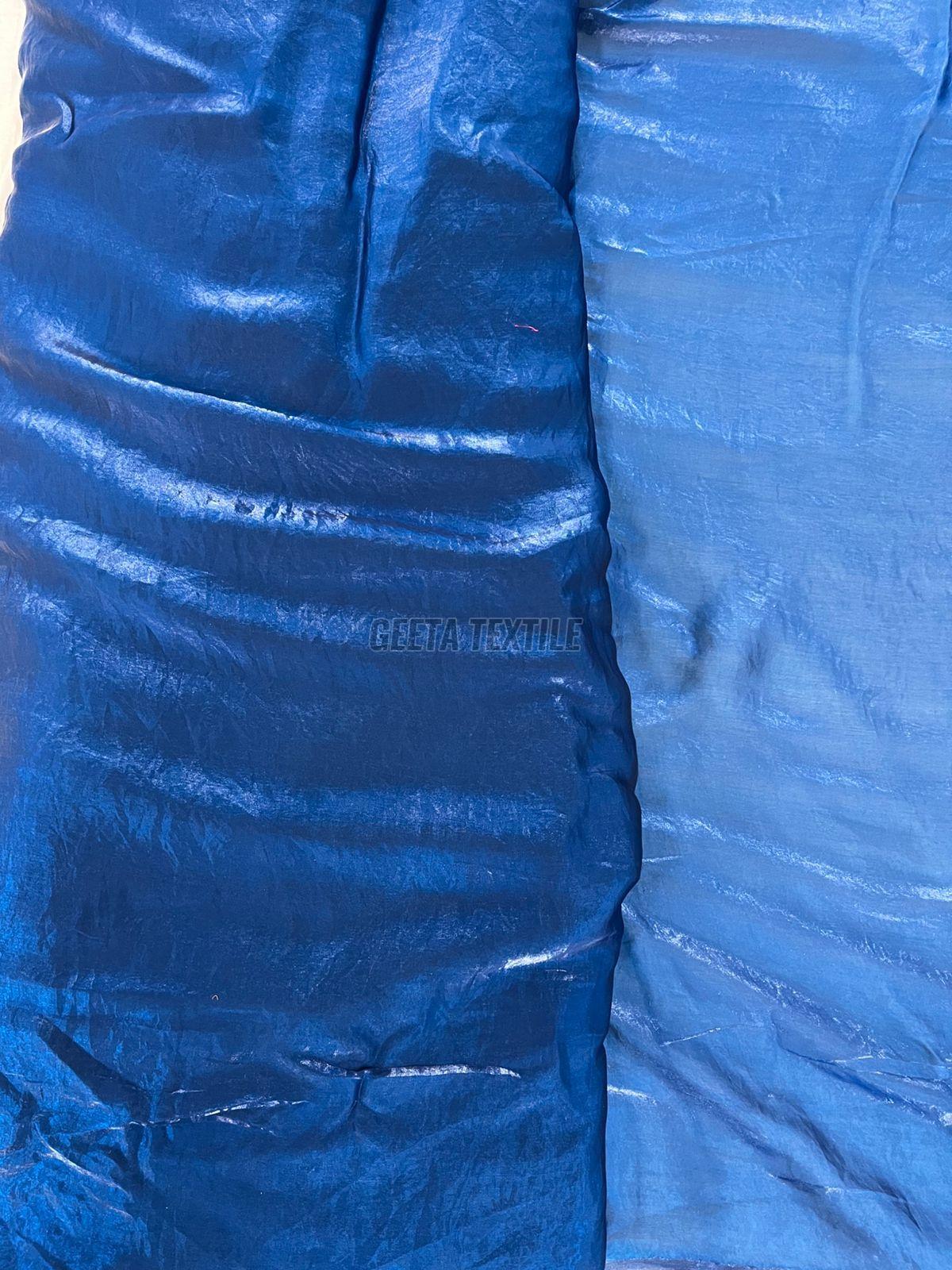 Blue Satin Fabric