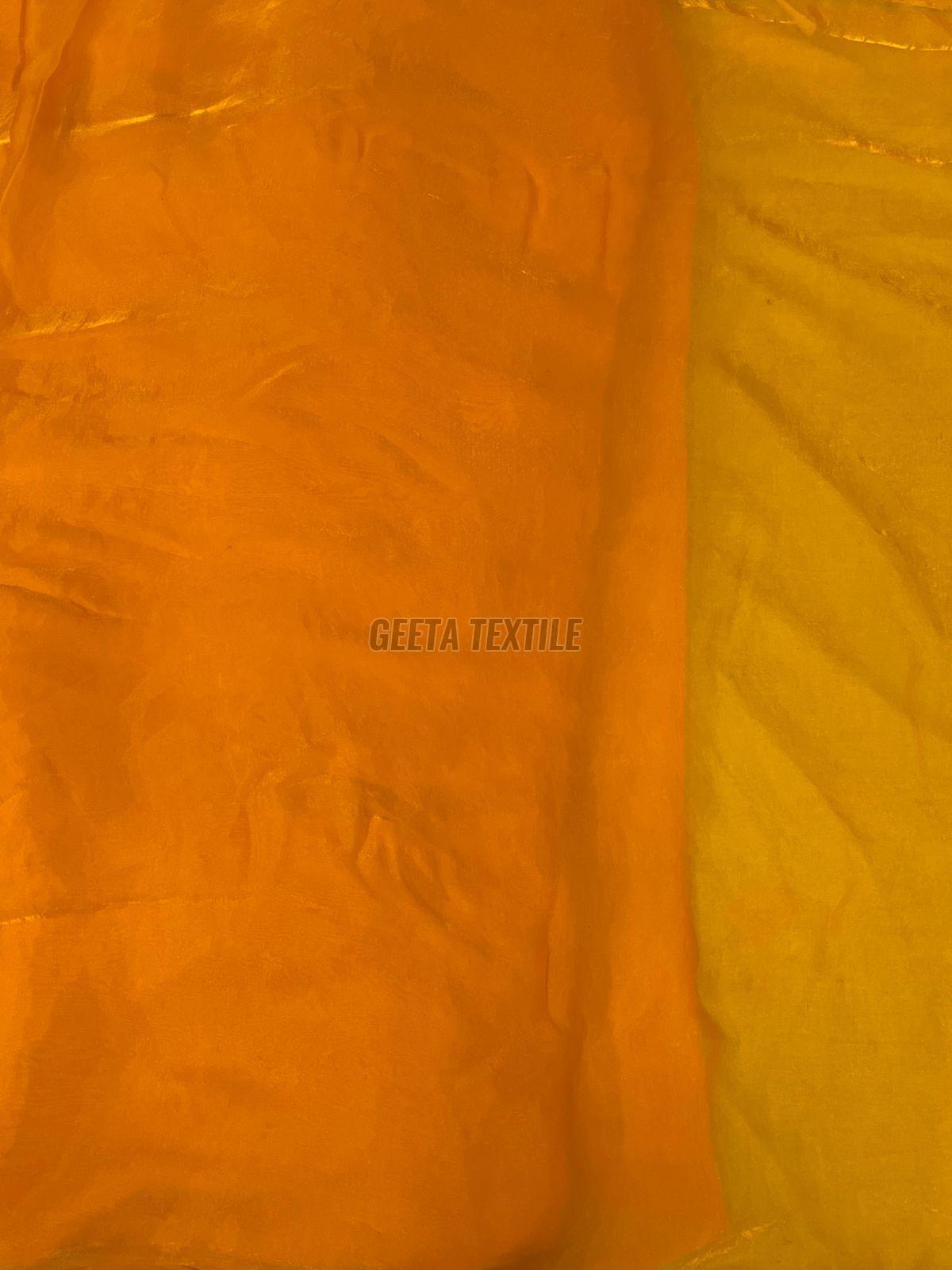 Yellow Satin Fabric