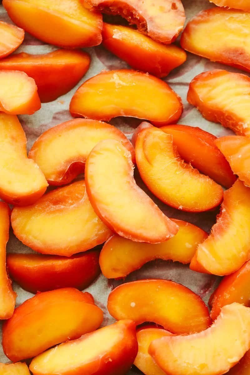 Frozen Peach Slice