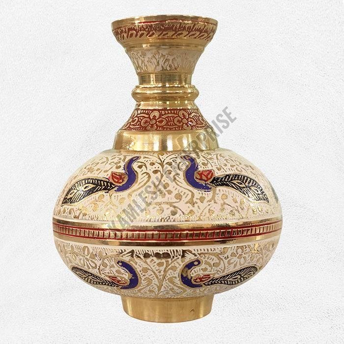 Handcrafted Brass Flower Vase