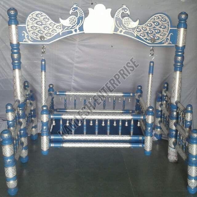 Sankheda Craft Wooden Baby Jhula