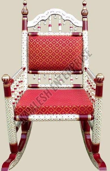 Teak Wood Rocking Chair